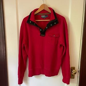 Polo Ralph Lauren Half button sweater Sz L